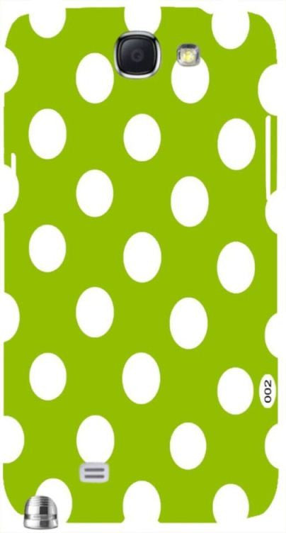Green Polka Dotted " For Samsung -Note-3 Case Cover