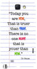 Youer Than You Quote " For Samsung -Note-3 Case Cover