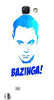 Bazinga Sheldon Cooper Face " For Samsung -Note-3 Case Cover