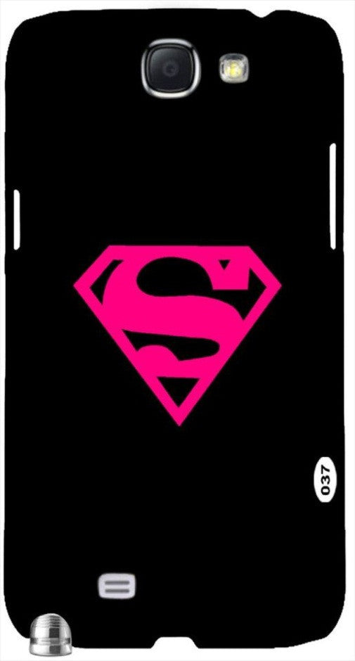 Superman Logo Hot Pink " For Samsung -Note-3 Case Cover