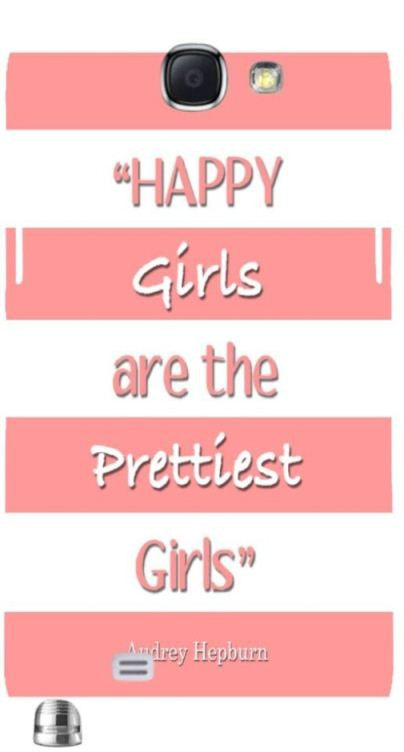 Happy Girls Are the Prettiest Girls " For Samsung -Note-3 Case Cover