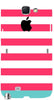 Pink Stripe Apple Logo " For Samsung -Note-3 Case Cover