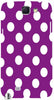 Purple Polka Dot " For Samsung -Note-3 Case Cover