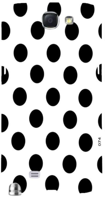 White Polka Dot " For Samsung -Note-3 Case Cover