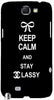 Keep Calm and Stay Classy " For Samsung -Note-3 Case Cover
