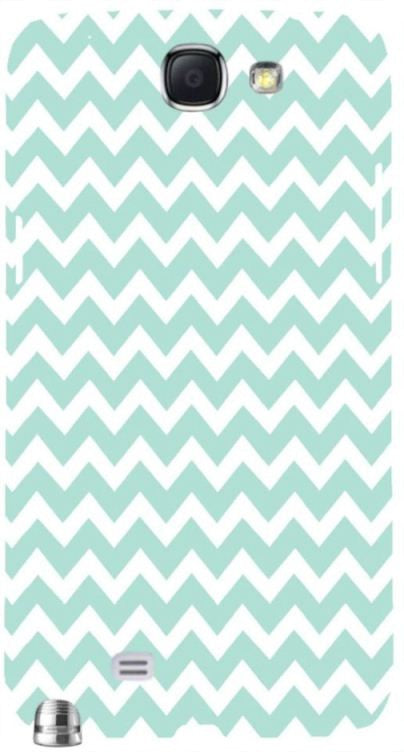 Wave Print Soft Blue " For Samsung -Note-3 Case Cover