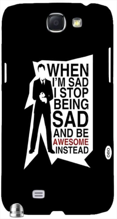 Be Awesome Instead " For Samsung -Note-3 Case Cover