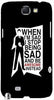 Be Awesome Instead " For Samsung -Note-3 Case Cover