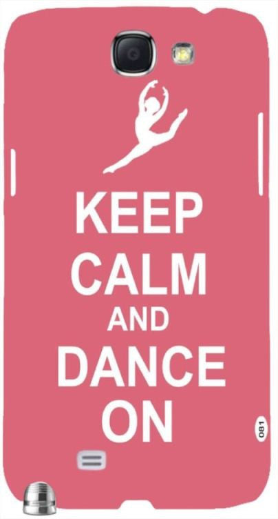Keep Calm and Dance on " For Samsung -Note-3 Case Cover