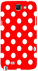 Red Polka Dot " For Samsung -Note-3 Case Cover