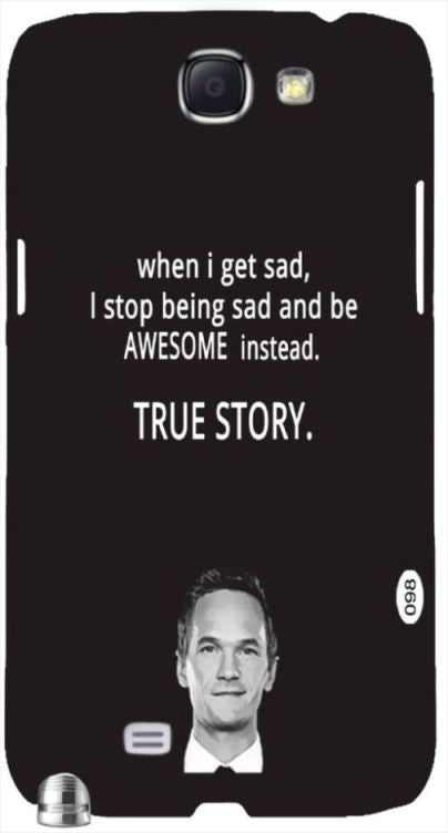 True Story " For Samsung -Note-3 Case Cover