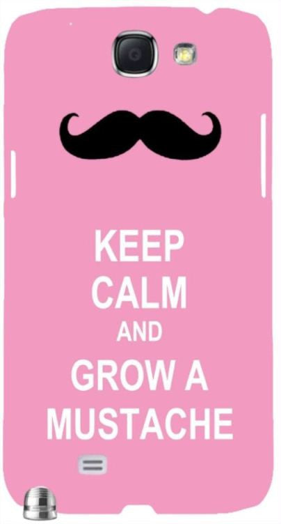 Keep Calm and Grow a Mustache " For Samsung -Note-3 Case Cover