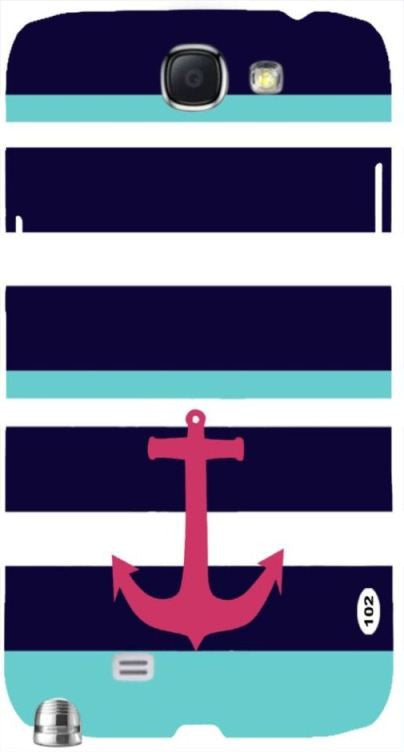 Anchor Multi Stripe " For Samsung -Note-3 Case Cover