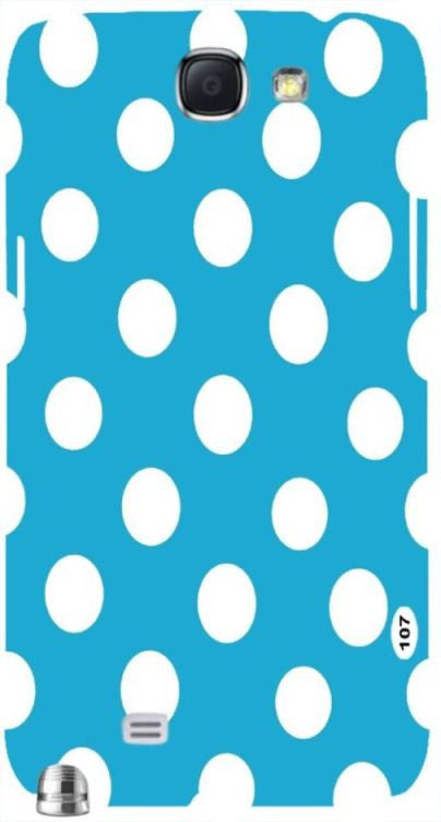 Blue Polka Dot " For Samsung -Note-3 Case Cover