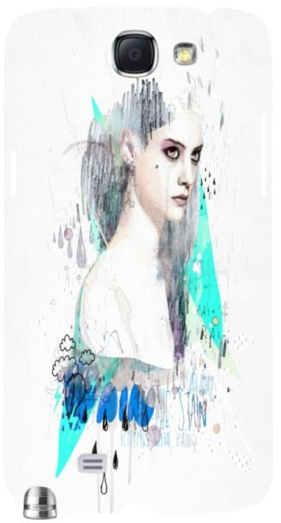 Angry Girl " For Samsung -Note-3 Case Cover