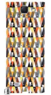 Aztec Orange Grey Yellow " For Samsung -Note-3 Case Cover
