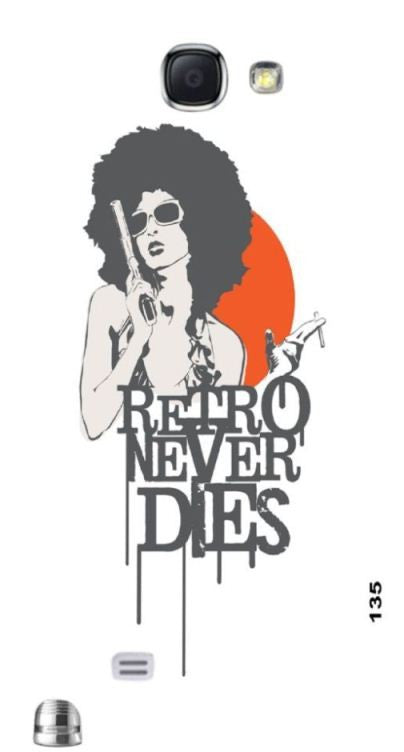 Retro Never Dies " For Samsung -Note-3 Case Cover