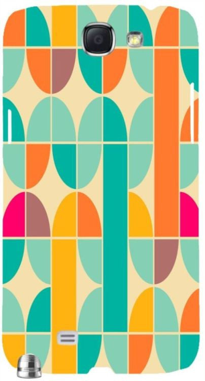 Abstract Pattern Blue and Yellow " For Samsung -Note-3 Case Cover