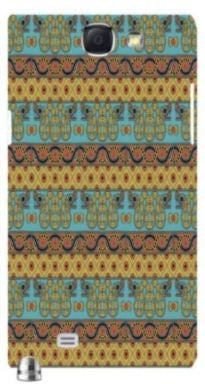 Aztec Pattern Mustard " For Samsung -Note-3 Case Cover
