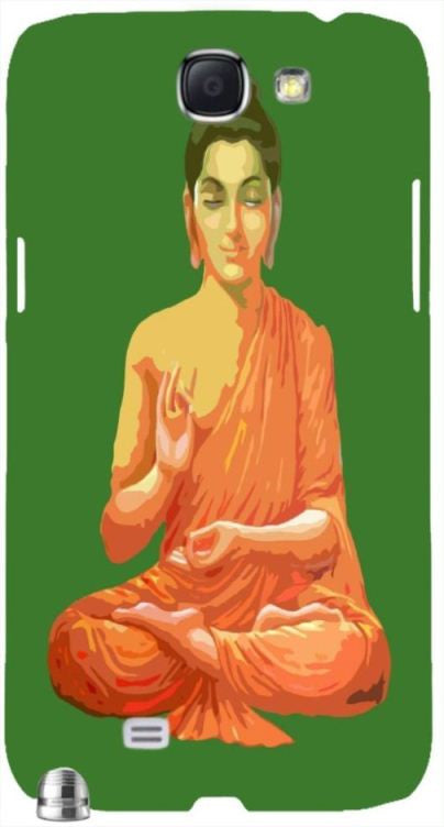 Buddha for Peace Green " For Samsung -Note-3 Case Cover