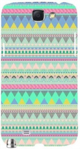 Aztec Patterns Light Blue" For Samsung -Note-3 Case Cover