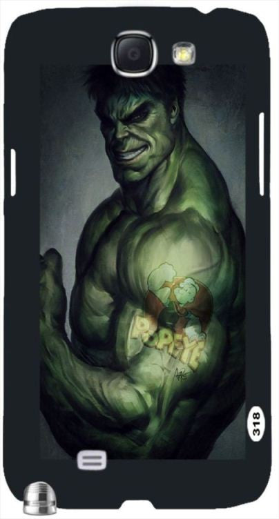 Hulk Popeye Funny" For Samsung -Note-3 Case Cover