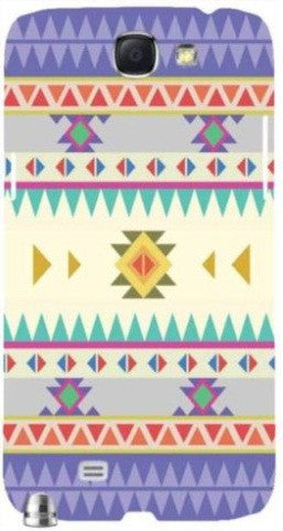 Aztec Pattern Purple" For Samsung -Note-3 Case Cover