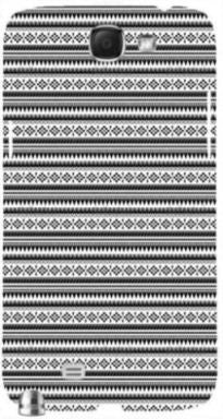 Aztec Black and White" For Samsung -Note-3 Case Cover