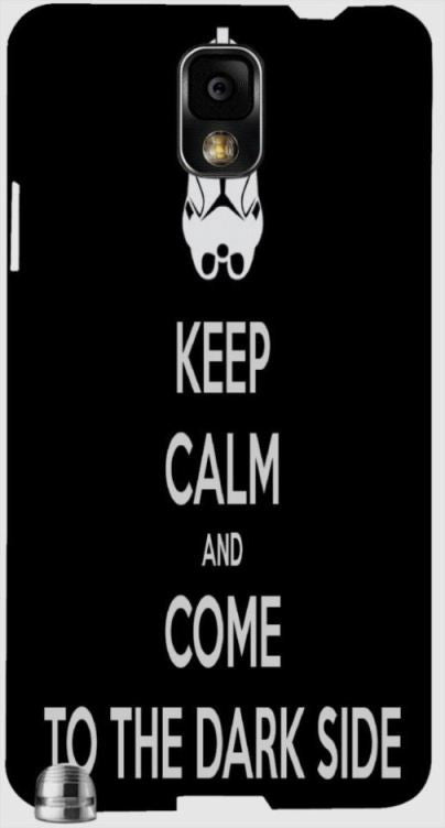 Keep Calm and Dark Side" For Samsung -Note-3 Case Cover