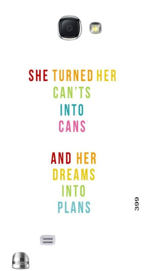 Dreams Into Plans" For Samsung -Note-3 Case Cover