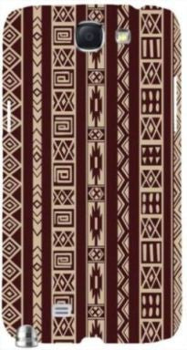 Brown Aztec Pattern" For Samsung -Note-3 Case Cover