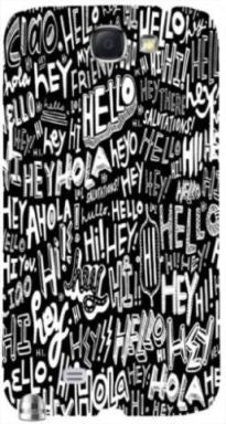 Hello Hey Hola" For Samsung -Note-3 Case Cover