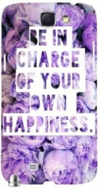 In Charge of Happiness" For Samsung -Note-3 Case Cover