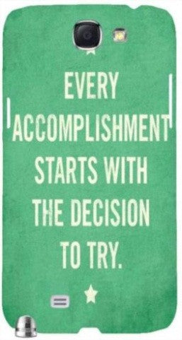 Decision to Try" For Samsung -Note-3 Case Cover