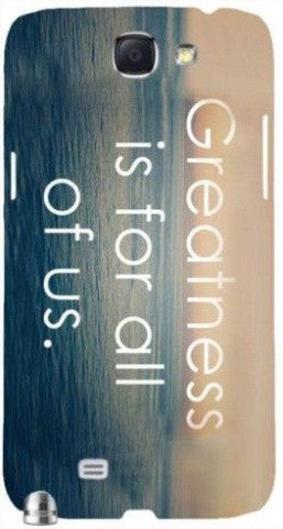 Greatness is for All of Us" For Samsung -Note-3 Case Cover