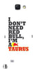 Taurus Red Bull " For Samsung -Note-3 Case Cover