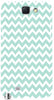 Wave Print Soft Blue " For Samsung -Note-3 Case Cover