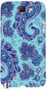 Paisley Print Blue" For Samsung -Note-3 Case Cover