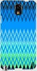 Wave Patterns Blues" For Samsung -Note-3 Case Cover