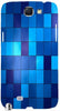 Digital Squares" For Samsung -Note-3 Case Cover