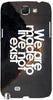 Live not Exist" For Samsung -Note-3 Case Cover