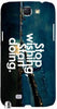 Stop Wishing Start Doing" For Samsung -Note-3 Case Cover