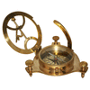 Brass Sundial Compass Combo