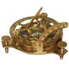 Brass Sundial Compass Combo