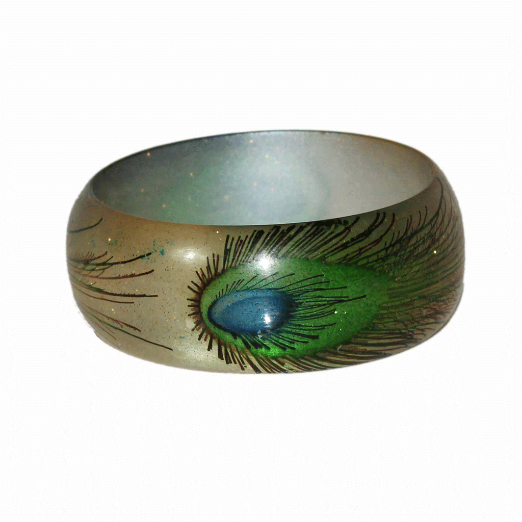 Colors Of Peacock Bracelet