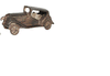 Diecasted Brass Vintage Car