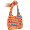 Orange Embroidery Bag