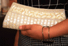 White Shell Clutch
