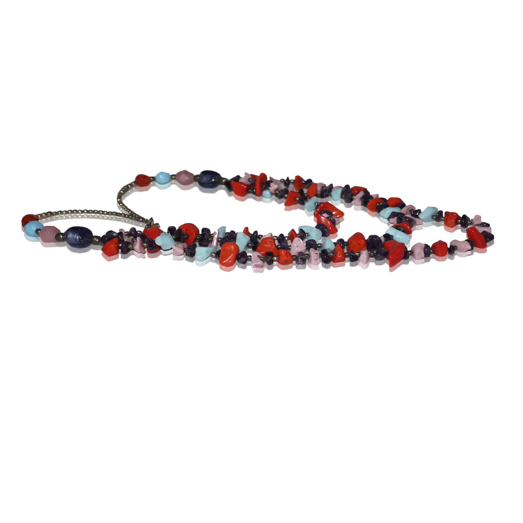 Aqua Multicolored Necklace