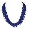 Blue Multi layer Bead necklace